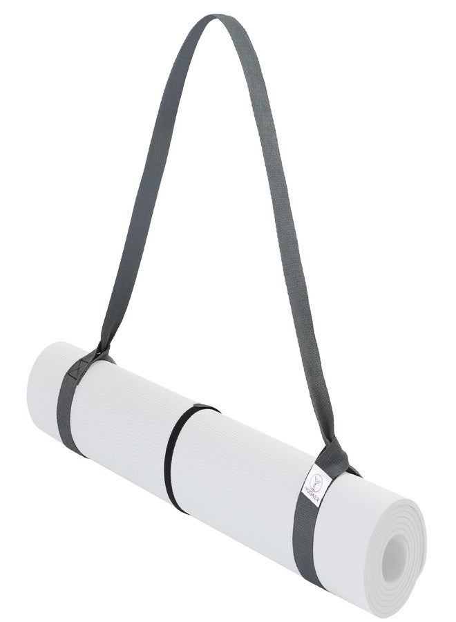 YOGAER Yoga Mat Strap Carrier with Storage - Adjustable Velcro Tie Straps for Easy Carrying & Secure Holding - Universal Fit for All Mats (Classical Grey) - Image 1