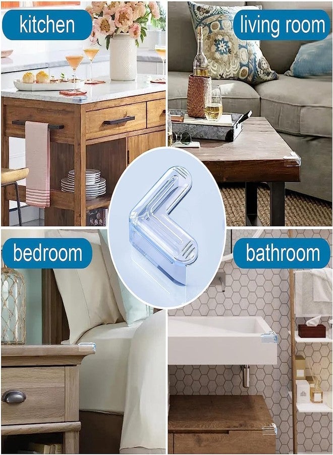 EARTHCONE Table Corner Protector Baby Kids Edge Protector for Furniture Bed Baby Proofing Edge & Corner (8Pcs) - Image 2