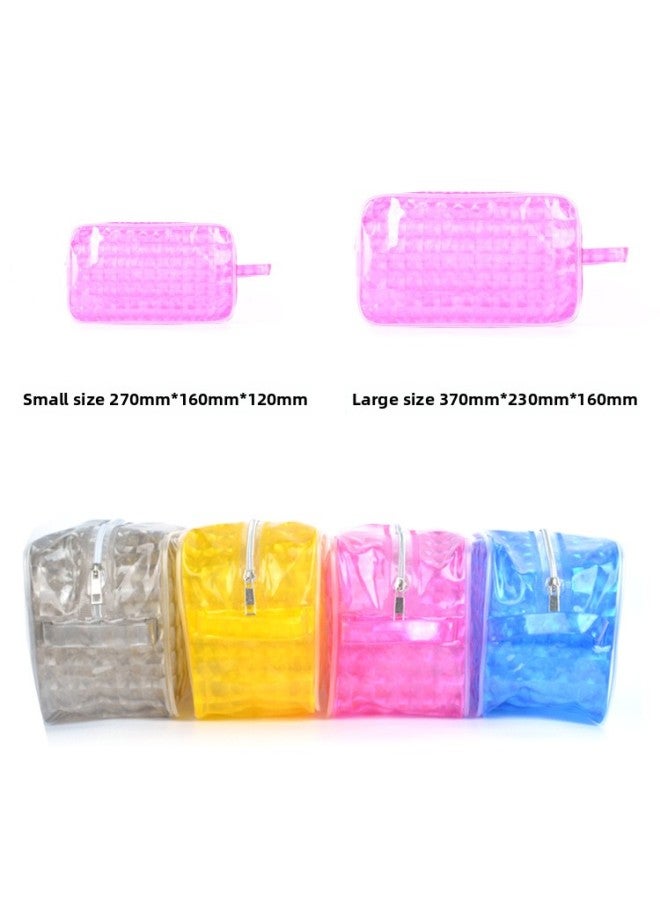Generic EVA Waterproof Swimming Bag Waterproof Bag Holiday Beach Bag Drifting Bag Storage Bag Washing Bag Fitness Bag-Color:Cat's Eye Pattern Purple-large  - Image 5