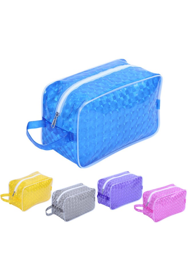 Generic EVA Waterproof Swimming Bag Waterproof Bag Holiday Beach Bag Drifting Bag Storage Bag Washing Bag Fitness Bag-Color:Cat's Eye Pattern Purple-large  - Image 2