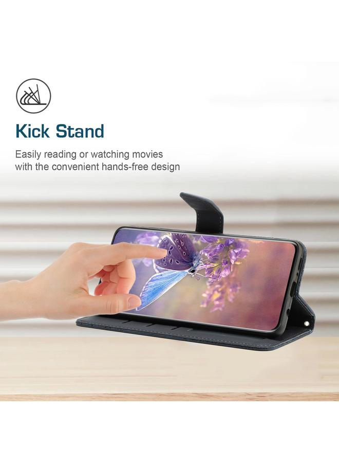 اس-توب جراب لهاتف موتورولا موتو جي 5 HT03، مصنوع من الجلد المرن، بتصميم فراشة منقوش - Image 4