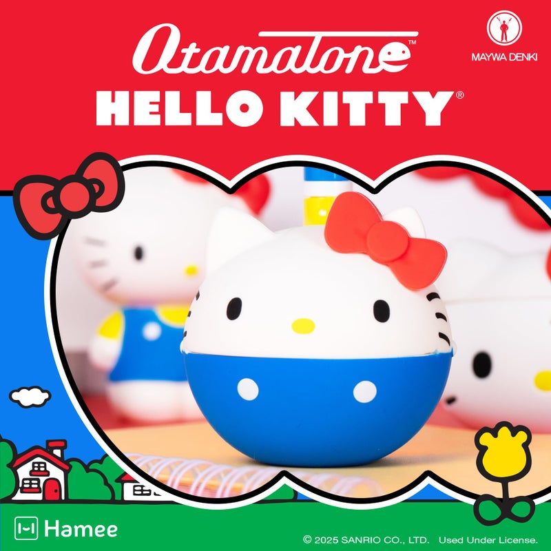 Otamatone Classic Hello Kitty Officially Licensed Sanrio Japanese Character Electronic Musical Instrument Portable Synthesizer from Japan Maywa Denki for Children Kids and Adults Gift - Image 3