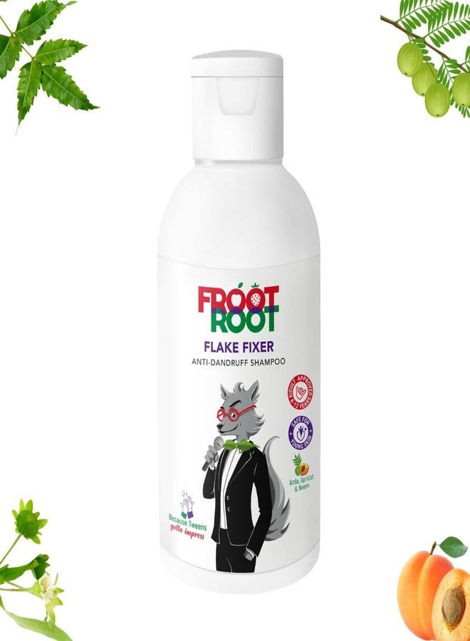 Froot Root Shampoo for Kids 5+ & Tweens |Anti-Dandruff |Natural Dandruff Fighters: Methi, Bhringaraj, Neem, Hibiscus, Papaya | Amla & Apricot Conditioners | Paraben & Sulfate Free | 100 ml for Strong, Shiny Hair - Image 1