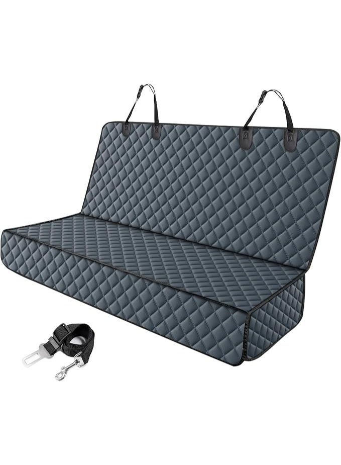 Dog Car Seat Cover for Back Seat, Waterproof, Scratchproof & Anti-slip, Universal Fit for Car, Truck, SUV, Grey - Image 3
