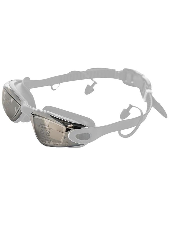 ENDLESS  EL1005 Stylish Swimming Goggle with Anti-Fog and UV Protection | Material : Silicon, PU | Attached Ear Buds and Adjustable Strap | Soft Silicone Gasket for Leak Proof | With Hard Case - Image 1