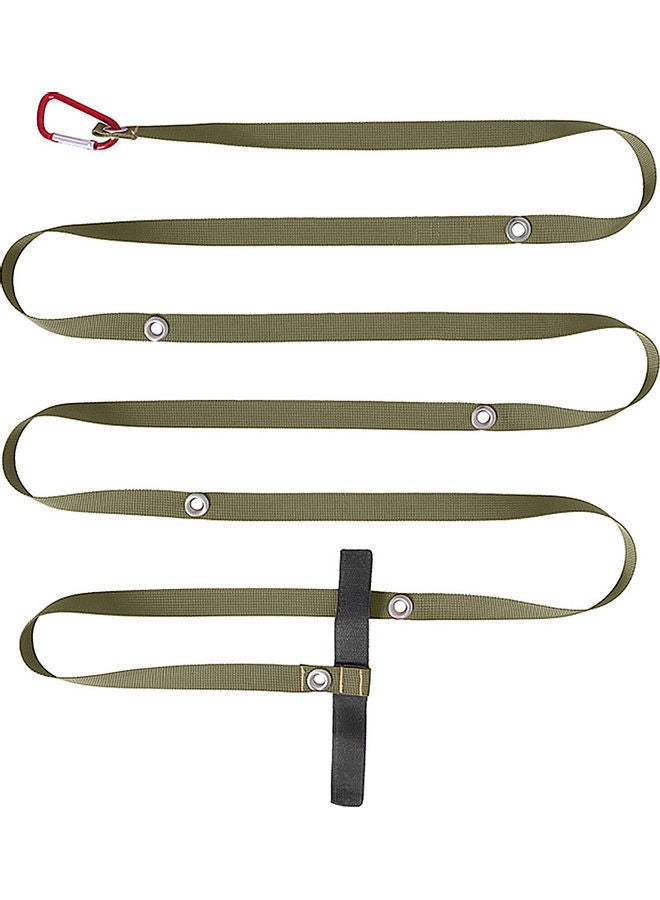 NIBEMINENT Outdoor Camping Tent Nylon Wind Rope with Carabiner  - Image 2