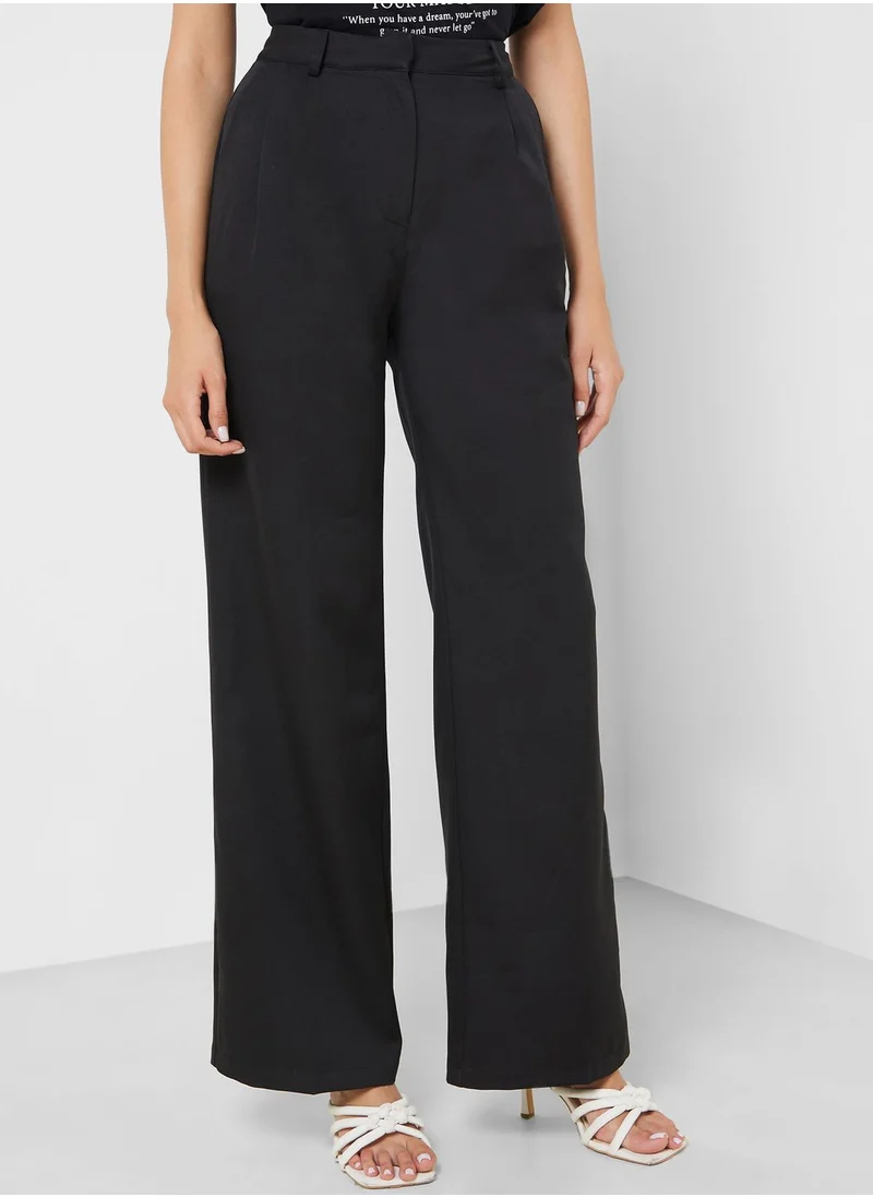 Ginger Wide Leg Dad Trousers