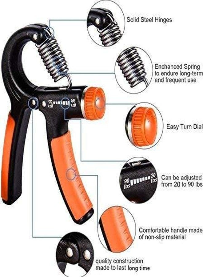 Roxan Adjustable Hand Grip Strengthener Hand Gripper for Men & Women for Gym Workout & Home Use.(Forearm Exercise Equipment/Wrist Exercise Equipment) Pack Of 1 - Image 3