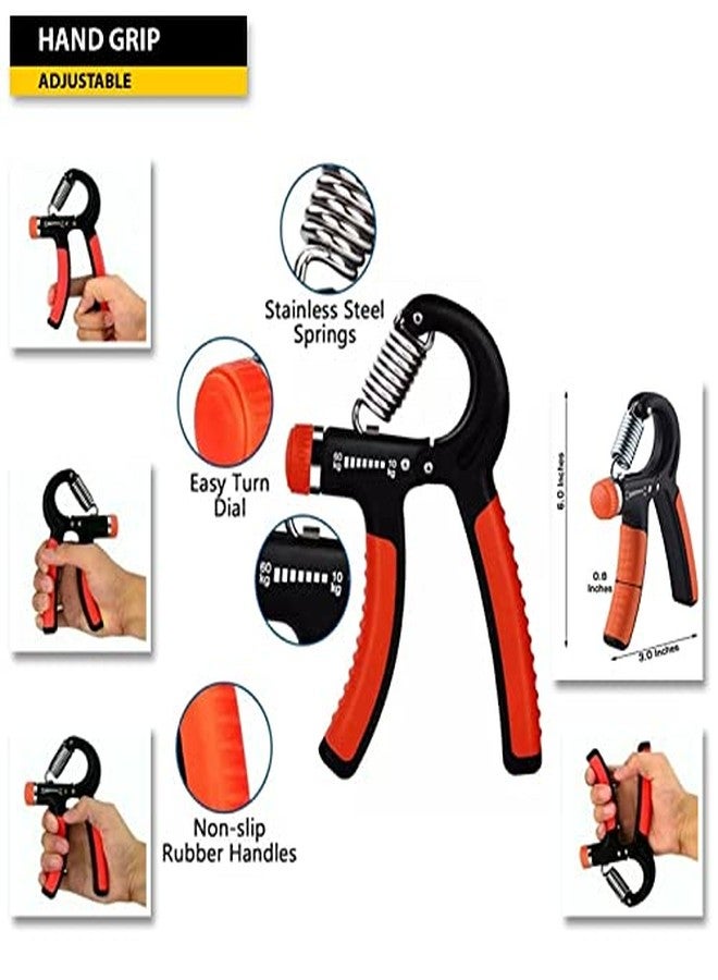 Roxan Adjustable Hand Grip Strengthener Hand Gripper for Men & Women for Gym Workout & Home Use.(Forearm Exercise Equipment/Wrist Exercise Equipment) Pack Of 1 - Image 4