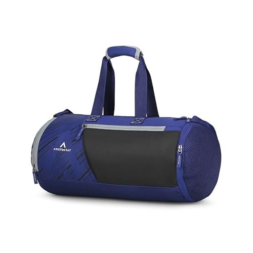 Aristocrat Beast 48cm Gym Duffle Bag for Men and Women with Multiple Pockets and Separate Shoe Compartment for Travel, Sports and Workouts (Blue) - Image 2