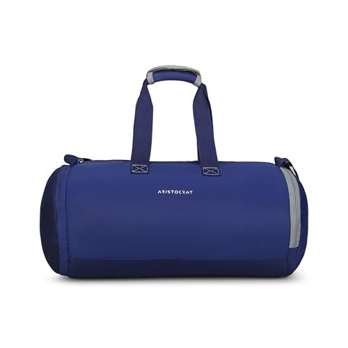 Aristocrat Beast 48cm Gym Duffle Bag for Men and Women with Multiple Pockets and Separate Shoe Compartment for Travel, Sports and Workouts (Blue) - Image 3