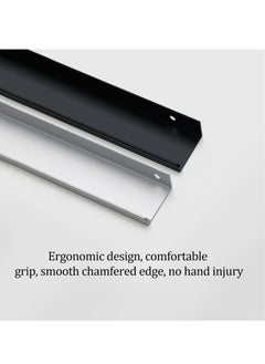 Y&D Modern Aluminum Alloy Cabinet Handles - 80mm Length, 64mm Screw Spacing, Stylish Hidden for Furniture, Bedroom, Door, Drawer, 10PCS  - Image 4