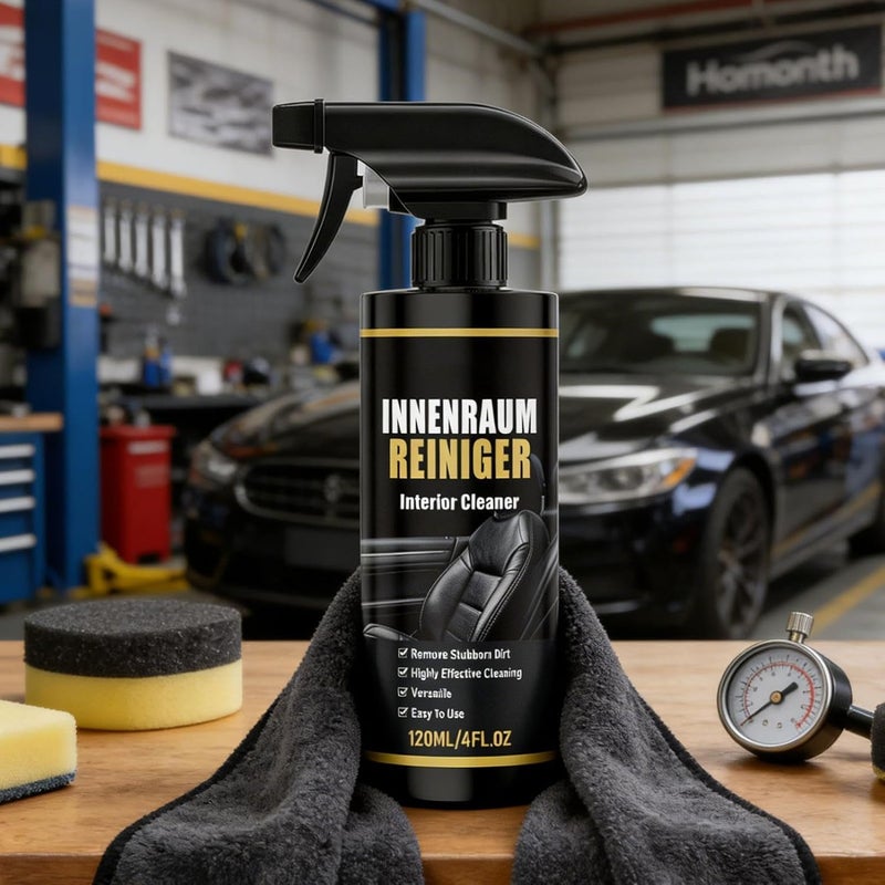Vehicle Interior Cleaner | 120ml Upholstery Conditioner | Car Detailing Interior Cleaner - for Home Dashboard Leather Seat Glass Steering Wheel Center Console - Image 3