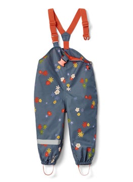 Tchibo Kids Girl All Over Printed Sleeveless Rain Suit, Blue Combo  - Image 2