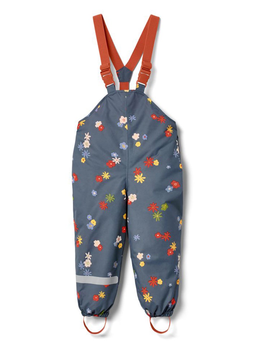 Tchibo Kids Girl All Over Printed Sleeveless Rain Suit, Blue Combo  - Image 3