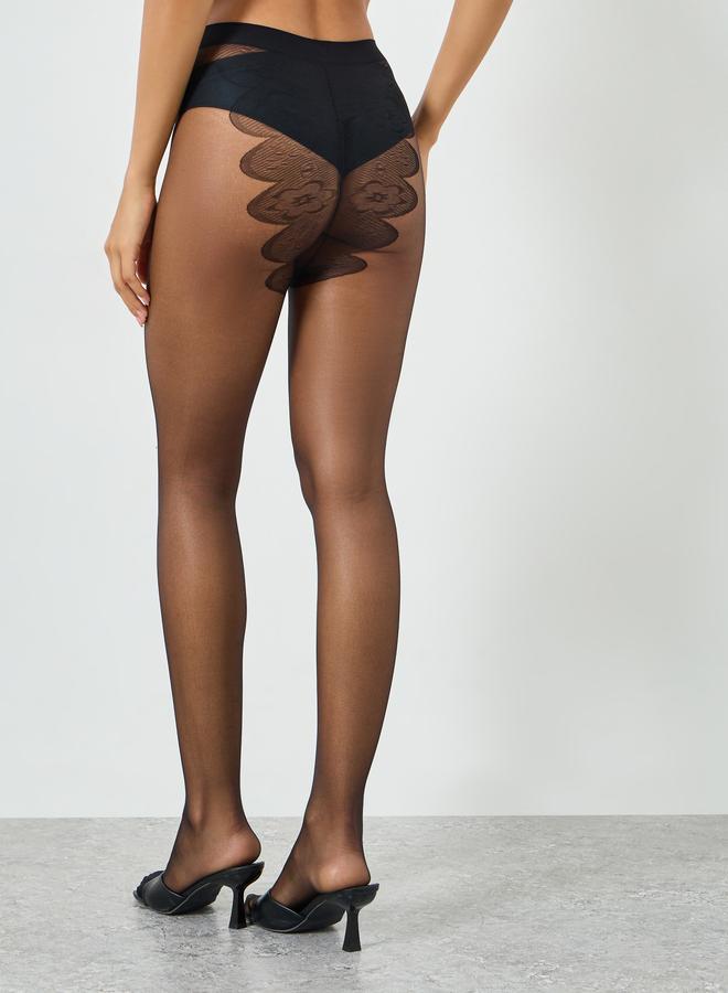 Styli Black Thick Tights - Image 4