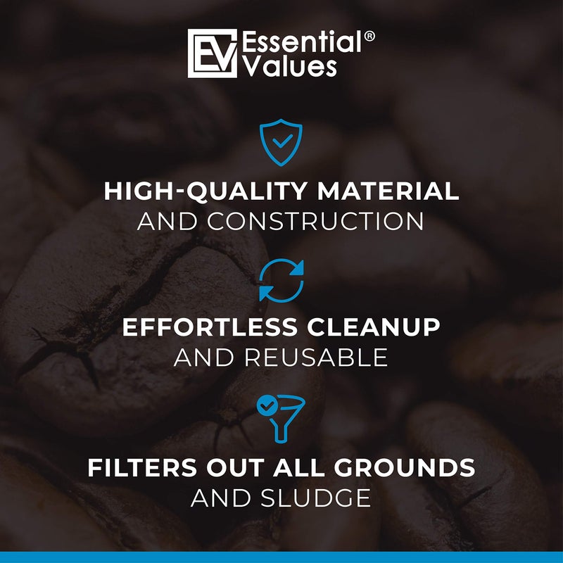 Essential Values Replacement Stoppers (6 Pack) & Filters (4 Pack) Combo Pack For Toddy Cold Brew Systems, by Essential Values - Image 5