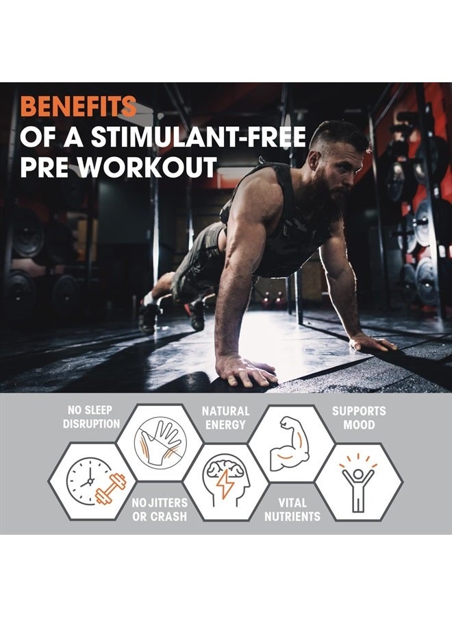 The Genius Brand مسحوق جينيوس قبل التمرين، تفاح حامض - مكمل طبيعي بالكامل معزز للنيتريك أكسيد خالي من الكافيين مع بيتا ألانين وألفا جي بي سي - بدون نكهات صناعية أو محليات أو ألوان - Image 3