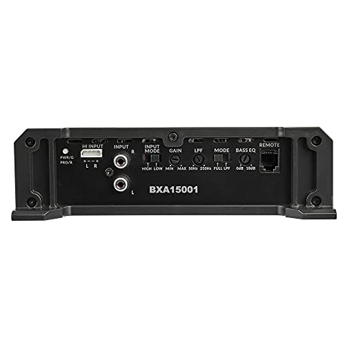 Belva BXA15001 1500W Peak BX-Series 2-Ohm Stable Class-A/B Monoblock Car Audio MOSFET Amplifier with Remote Subwoofer Level Control - Image 4
