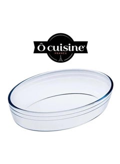 O'Cuisine Ocuisine® 1.6L Oval Roaster - French-Made Borosilicate Glass, Oven Safe, Even Heat Distribution  - Image 2