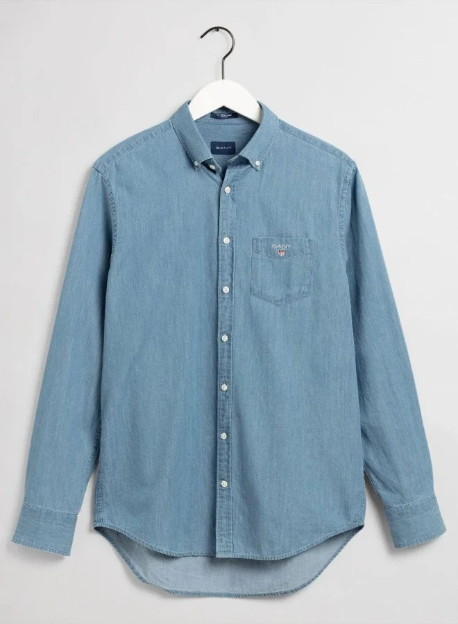 GANT Gant Regular Fit Indigo Shirt