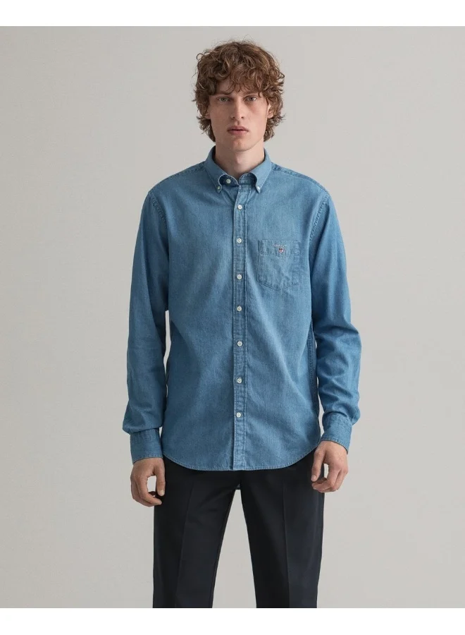 GANT Gant Regular Fit Indigo Shirt