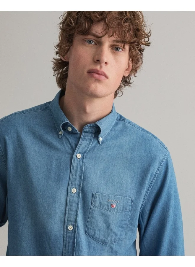 GANT Gant Regular Fit Indigo Shirt
