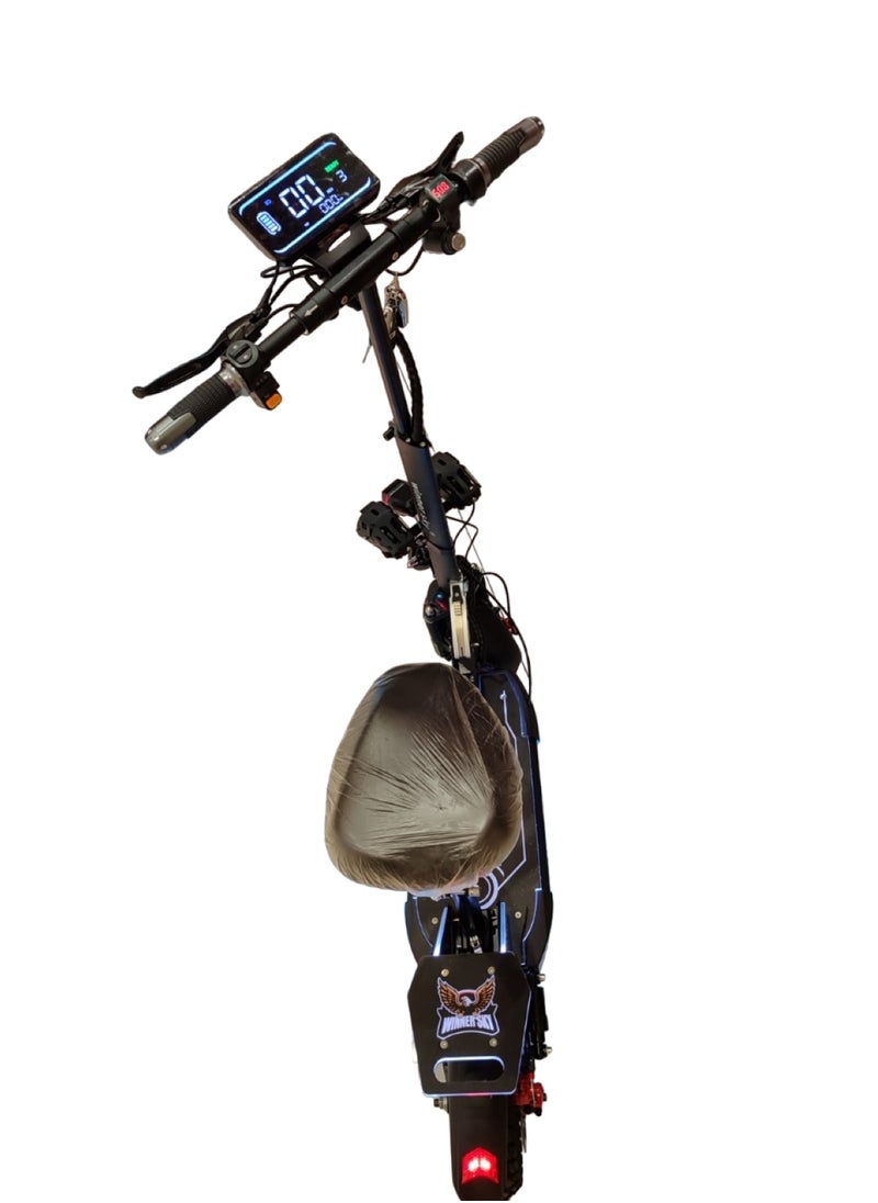 Winner Sky High-Power Electric Scooter with 48V 13Ah Battery and 2000W Motor Black  - Image 5