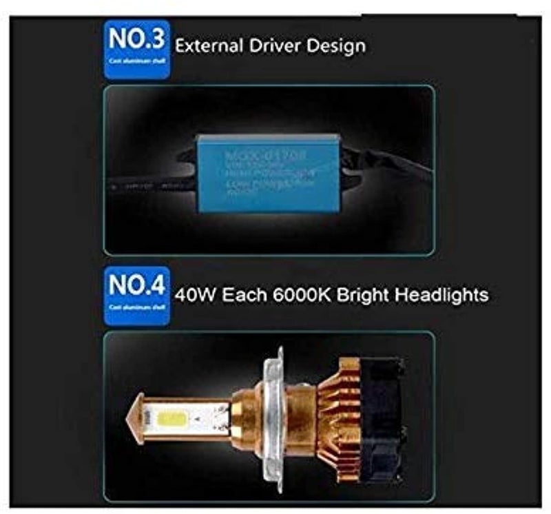 AUTOVEA Bike Headlight with Cooling Fan Compatible with Honda CB Unicorn 150 - Image 5