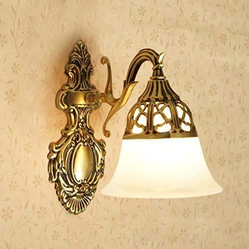 WHITERAY Golden Antique Designer Imported Wall Light wall lamp for Bedroom, Living Room,Kitchen, Bars, malls, Besides the Bed, Balcony Home Decoration ((1109 (Pack of 2), with Bulb)) - Image 2