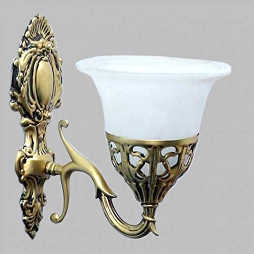 WHITERAY Golden Antique Designer Imported Wall Light wall lamp for Bedroom, Living Room,Kitchen, Bars, malls, Besides the Bed, Balcony Home Decoration ((1109 (Pack of 2), with Bulb)) - Image 4
