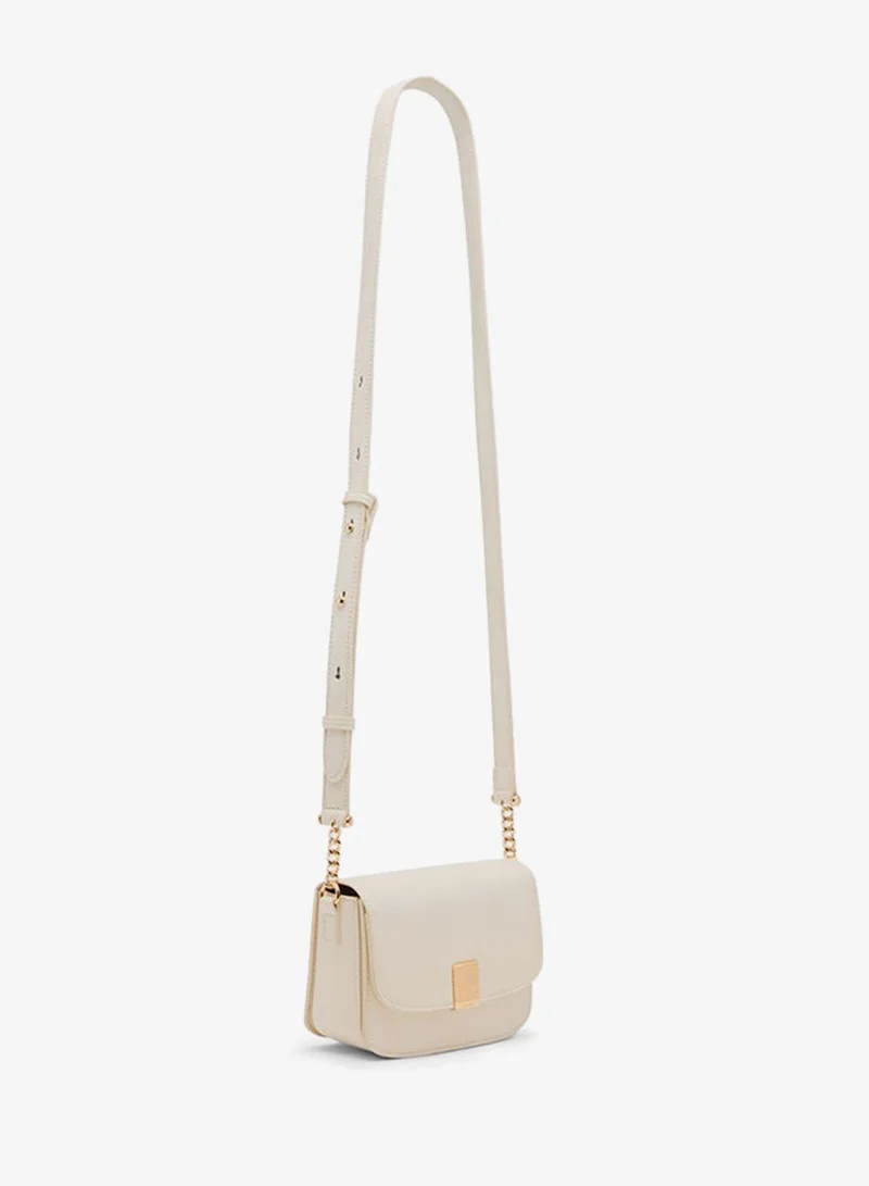 ANNE KLEIN Anne Klein Glossy Flap Crossbody Bag