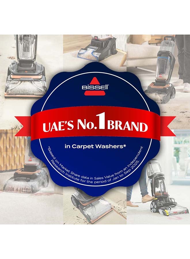 بيسيل Revolution HydroSteam 3672E – المنظف الوحيد للسجاد مع تقنية HydroSteam للتنظيف بقوة البخار للسجاد والمفروشات، خزان كبير | 3.7 L 1249 W 3672E - Image 3