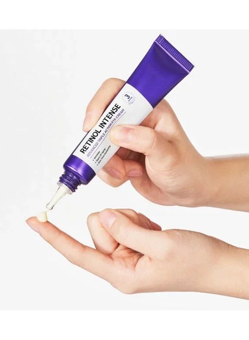 DubaiGallery Retinol Intense Advanced Triple Action Eye Cream Purple 30ml - Image 2