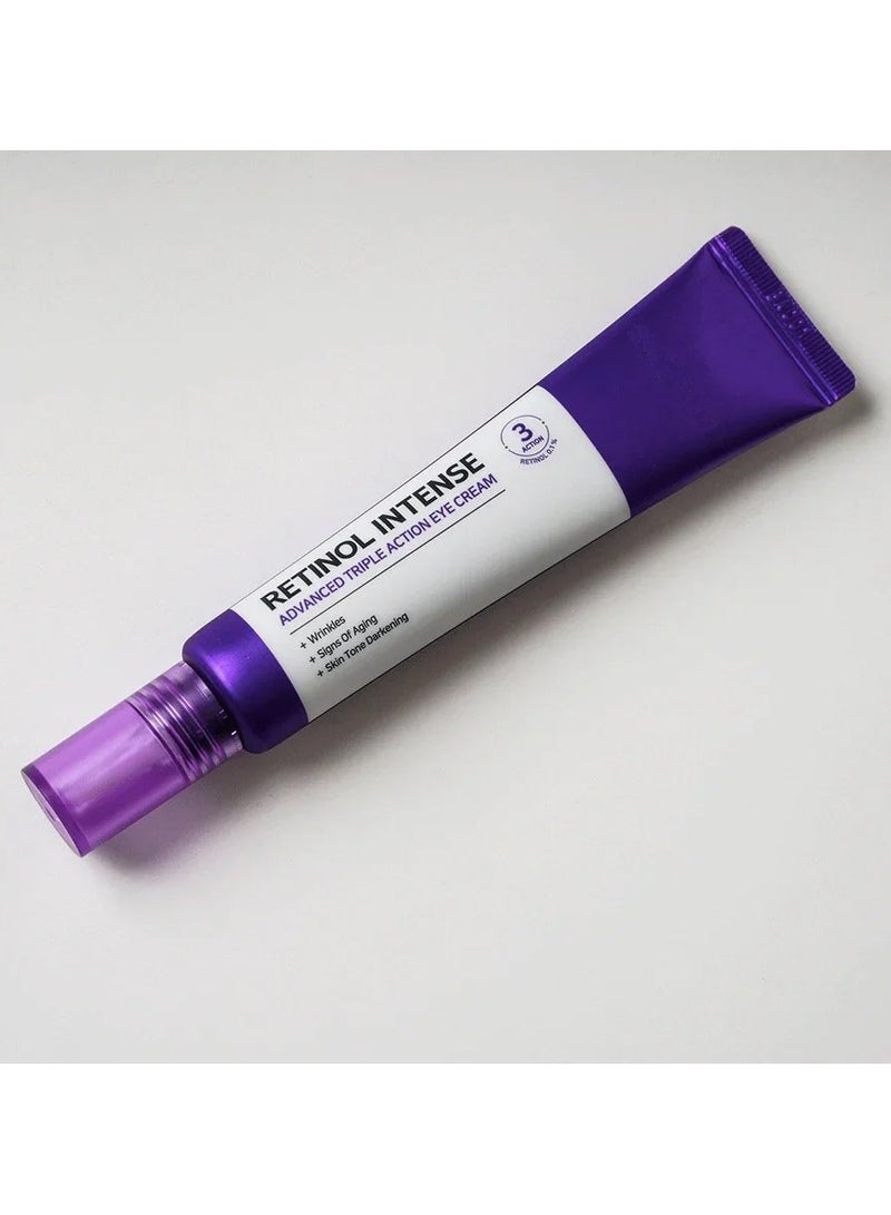 DubaiGallery Retinol Intense Advanced Triple Action Eye Cream Purple 30ml - Image 3