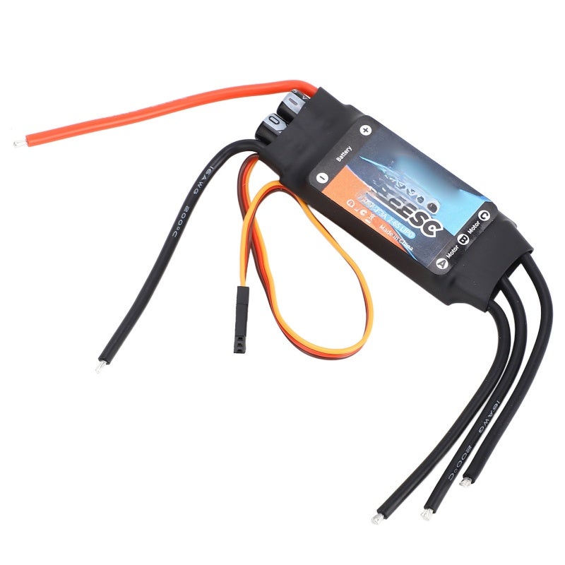 40A Brushless ESC: 5V 3A BEC Plug And Play - Quick Response Bidirectional ESC for RC Cars, Boats And Underwater Thrusters - Image 5