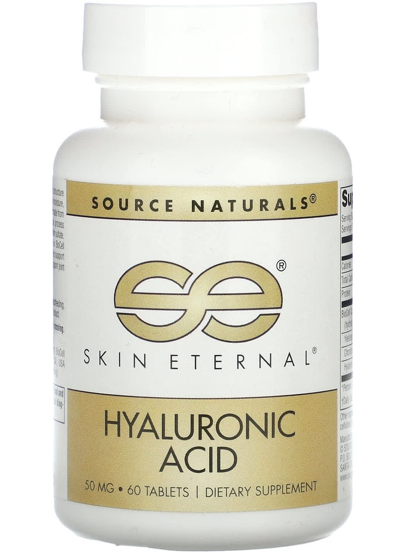 Skin Eternal, Hyaluronic Acid, 50 mg, 60 Tablets