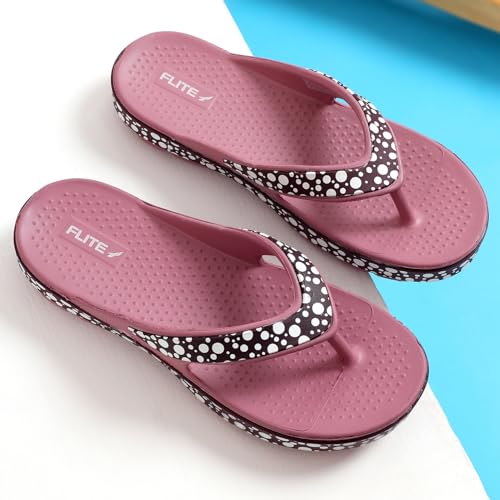 FLITE SLIPPERS For Women FL-2008/Daily Use Flip Flop For Women/Flip Flop for Girls/Bathroom Slippers Size 4K to 8K Anti Slip Technology (PURPLE, numeric_8) - Image 2