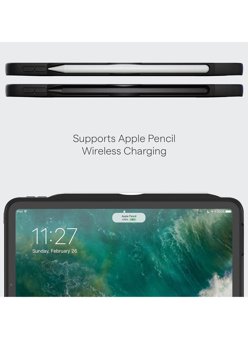 ZUGU CASE iPad Pro 11 Case, Ultra Slim Protective Case/Cover Designed for iPad Pro 11-inch (4th Gen, 2022) / (3rd Gen, 2021) / (2nd Gen, 2020) with Convenient Magnetic Stand - Stealth Black