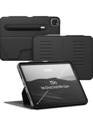 ZUGU CASE iPad Pro 11 Case, Ultra Slim Protective Case/Cover Designed for iPad Pro 11-inch (4th Gen, 2022) / (3rd Gen, 2021) / (2nd Gen, 2020) with Convenient Magnetic Stand - Stealth Black - pzsku/Z38F82AA0CB0D17DCB3FDZ/45/_/1714480143/a0ca3c31-c6d4-475c-b898-587b23799c64