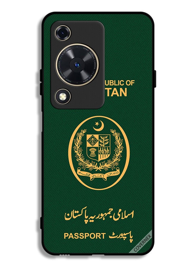 Covernex Huawei Nova Y72S Protective Case Cover Pakistan Passport Pattern