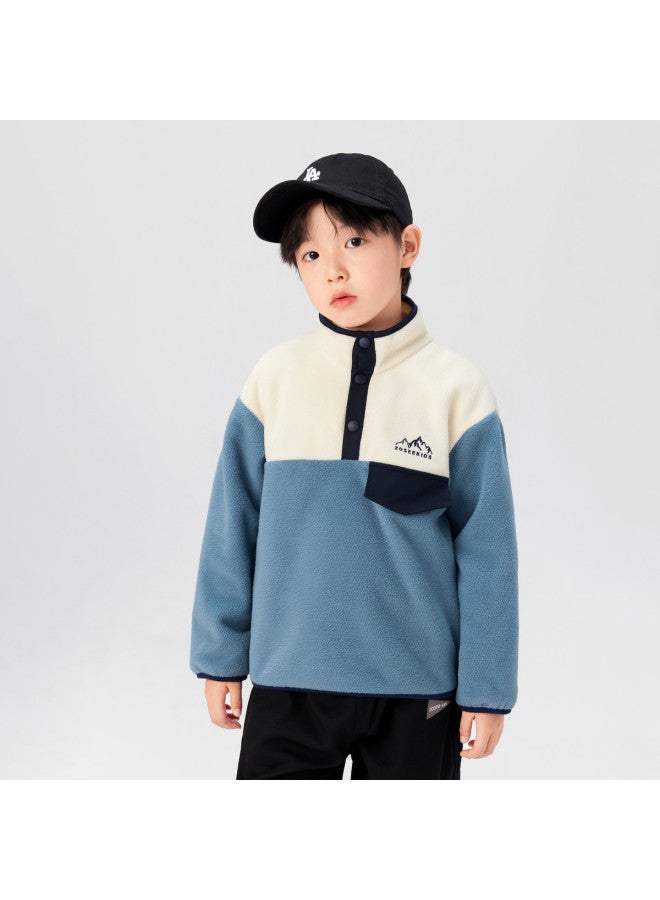 Zuoxi Boys' Hoodie - Autumn Kids Fleece Lining School Uniform Essential Stylish Boys' Spring/fall Top - Image 5