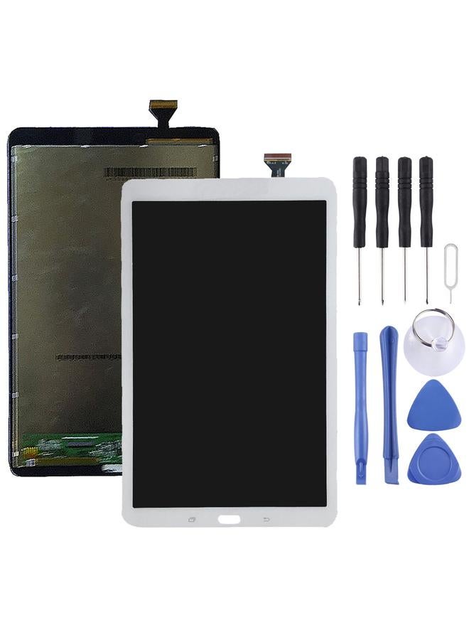 إيروريكس شاشة LCD أصلية بديلة لجهاز Galaxy Tab E 9.6 / T560 / T561 / T565 مع مجموعة رقمية كاملة باللون الأبيض - Image 1