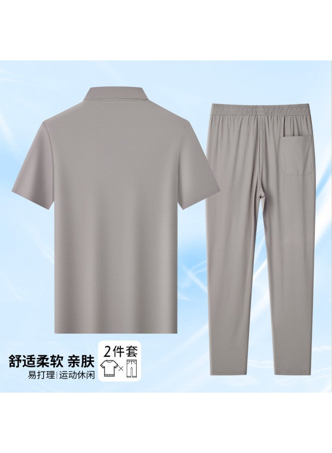 Tucano summer Sportswear Casual Outfit For Men - Comfortable Outdoor Short Sleeve Coordinated Set - Image 3