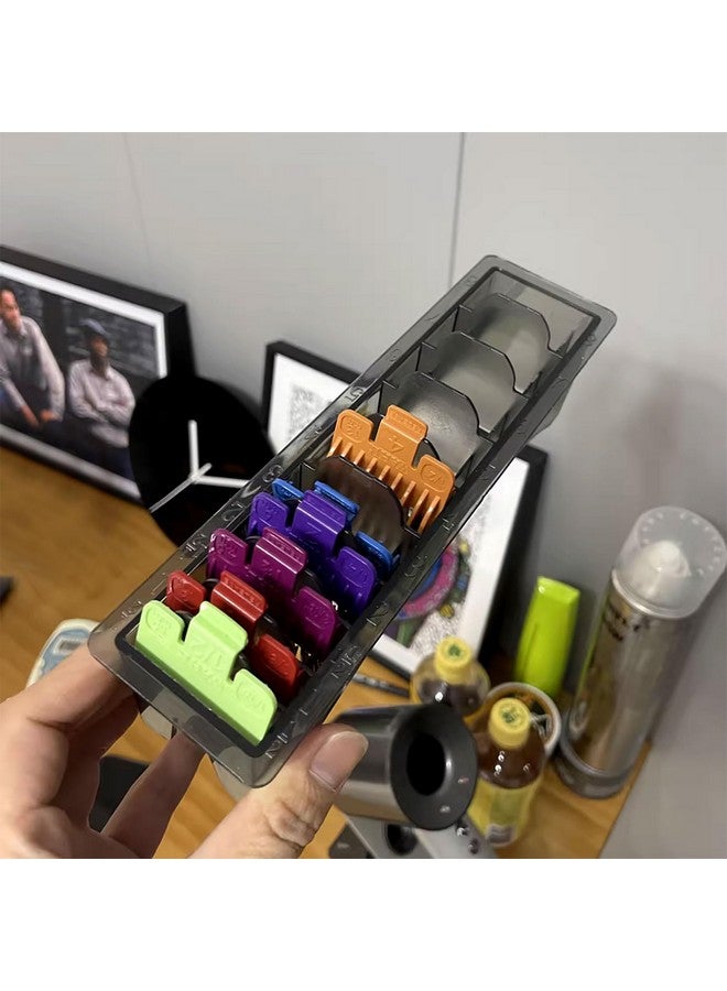 فلاين حامل حماية مستطيل من البلاستيك منظم الشفرات لـ 10 شفرات، صندوق تخزين مشط بلاستيكي مستطيل الشكل، حامل مشط (أسود) - Image 5