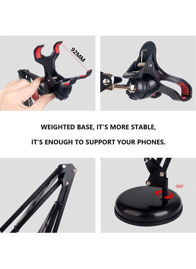 NIBEMINENT Dual Mobile Phone Broadcast Holder Black  - Image 3