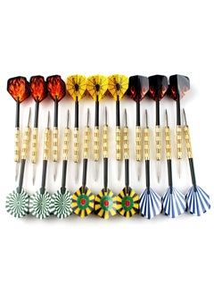 SANMUGEED 18-Pack Professional Steel Tip Darts Set with Detachable Stainless Steel Tips & 6 Color Teams for Sports Training and Family Games  - Image 5