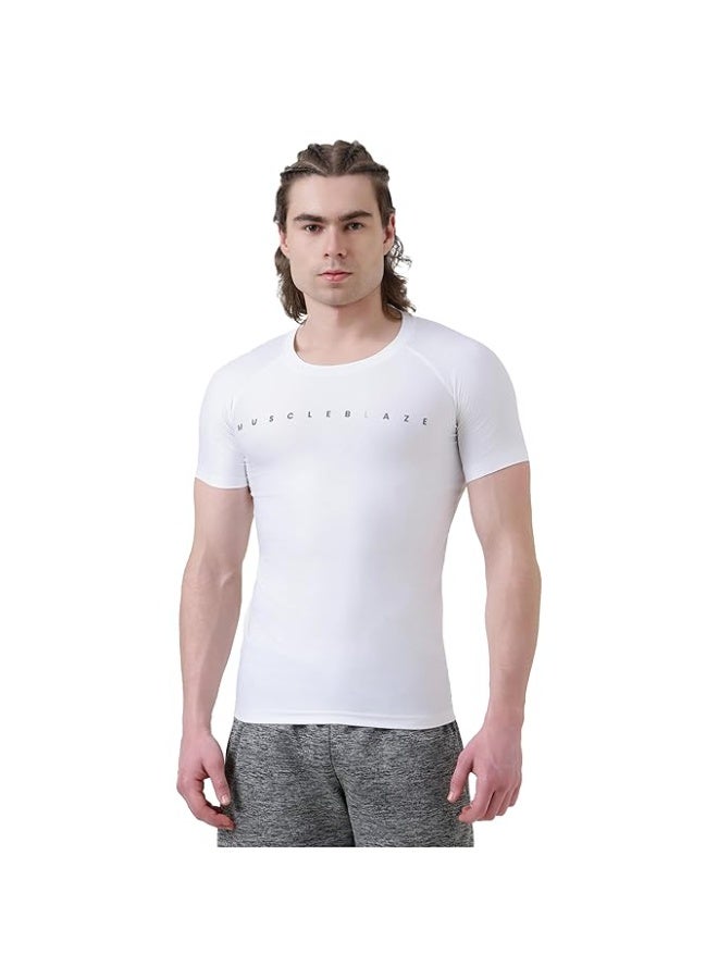 MuscleBlaze Half Sleeve Compression T-Shirts for Men-S - Image 1