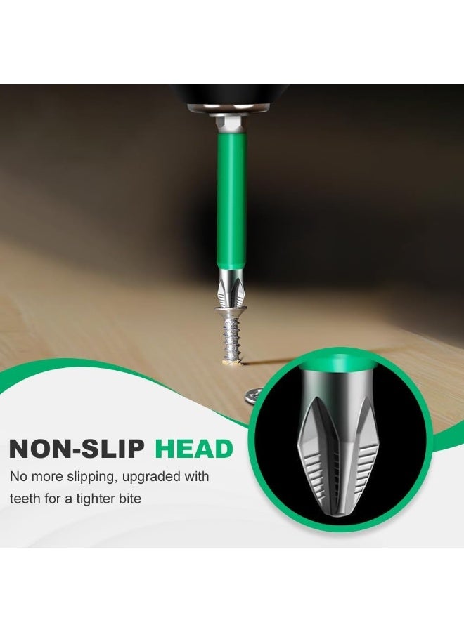 Magnetic Screwdriver Drill Bit Set,  Durable Anti-Shock Impact Driver Bits for DIY & Professional Use, Strong Magnetism for Precise Fastening (6Pcs, 25-150mm) - Image 5