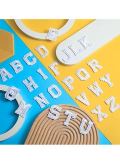 SYOSI Alphabet Applique Patches, 52 Pieces Iron on Letter Patches Patch A-Z Letter Repair Patches  - Image 4